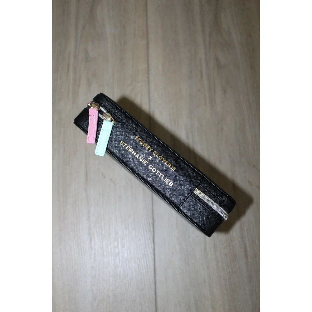 Stoney Clover Lane x Stephanie Gottlieb Black Saffiano Jewelry Case Rainbow